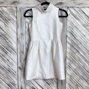 Girls sleeveless sparkle leopard party dress